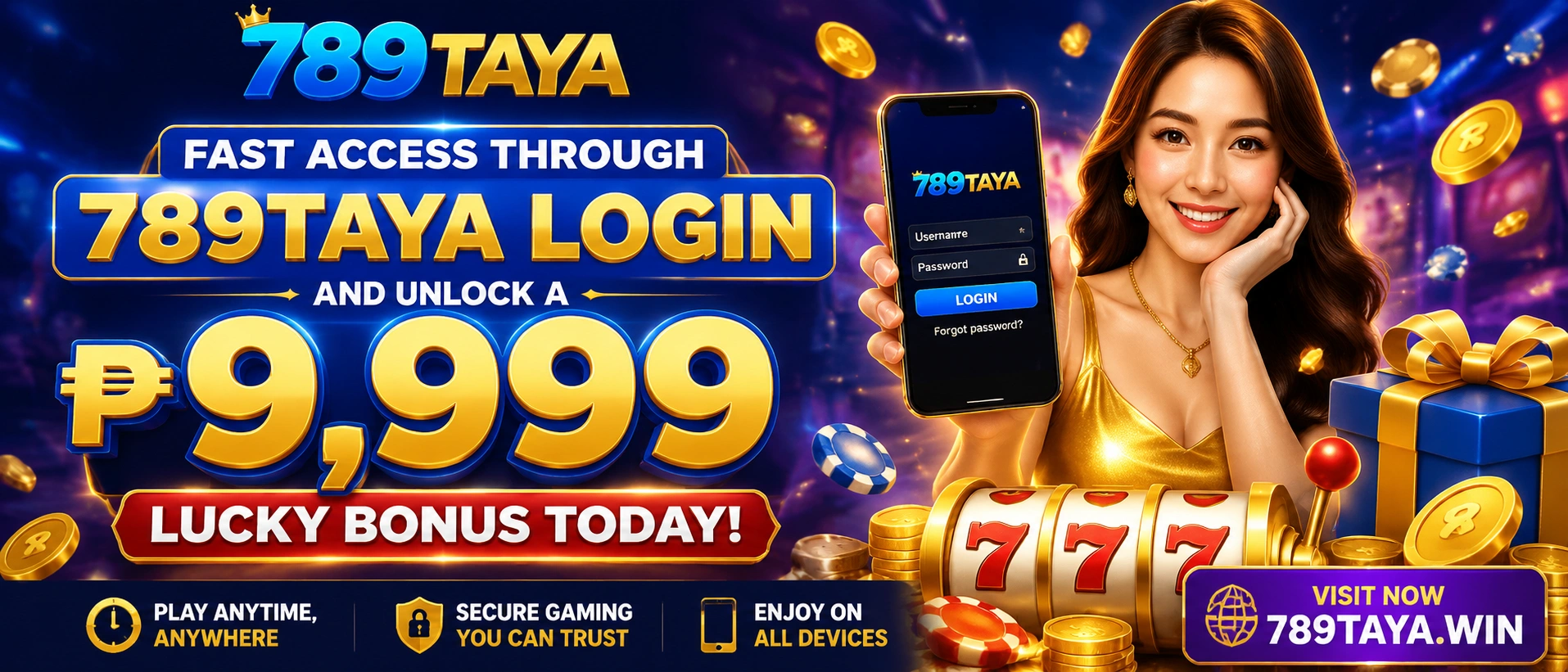 789TAYA banner sa mobile-first homepage