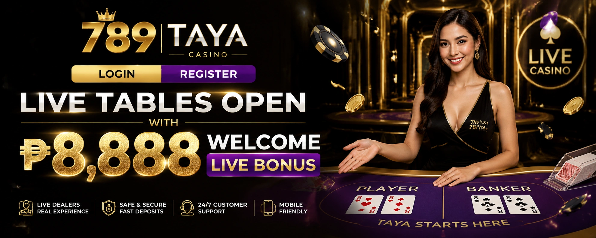 789TAYA Casino: Trải Nghiệm Giải Trí Trực Tuyến Hấp Dẫn banner